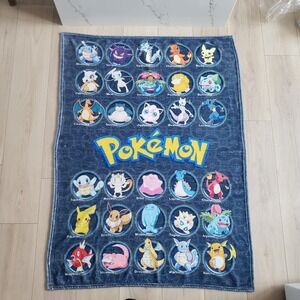 Northwest Pokemon Blanket 50x40 90s Character Box Design Throw